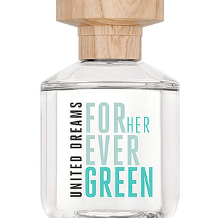 United Dreams Forever Green Benetton Edt 80Ml Mujer Tester