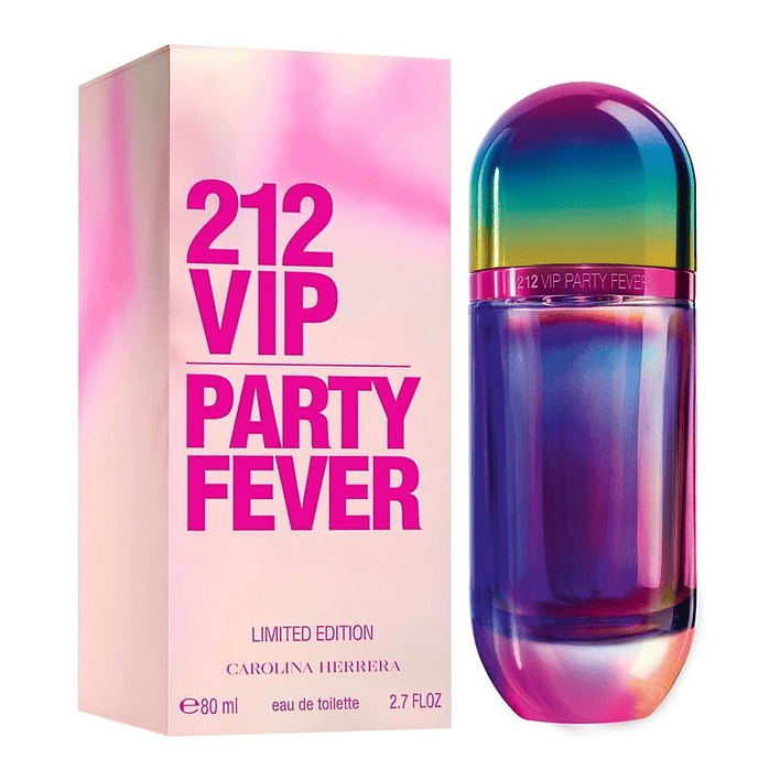212 VIP Party Fever 80ML EDT Mujer Carolina Herrera 1