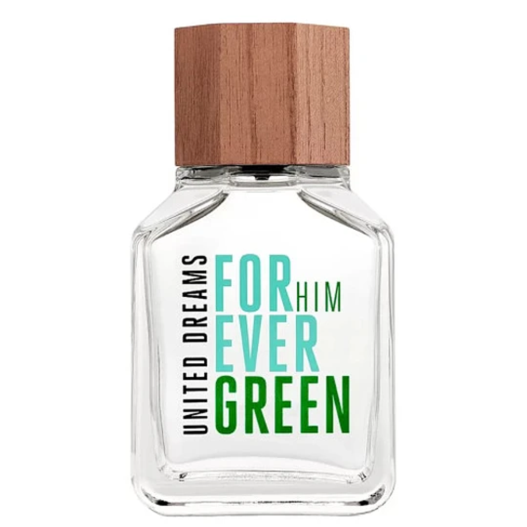 United Dreams Forever Green Benetton Edt 100Ml Hombre Tester 1