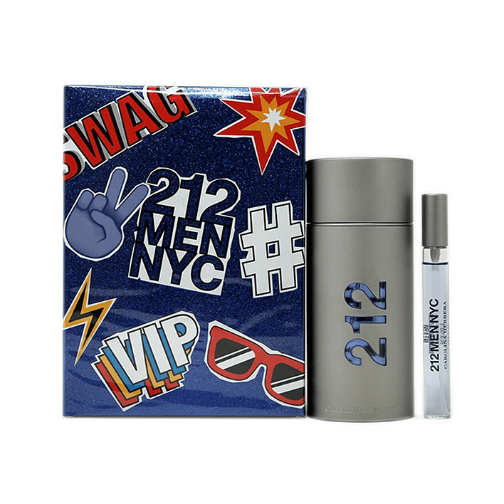 Estuche 212 NYC Men Swag 100ml + 10ml Hombre 1