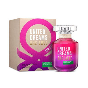 United Dreams One Love Benetton Tester Edt 80ML Mujer