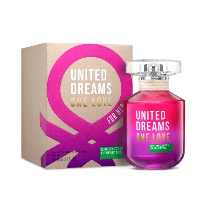 United Dreams One Love Benetton Tester Edt 80ML Mujer 1