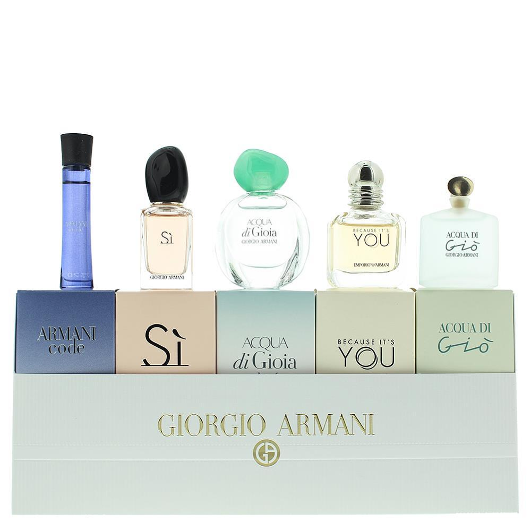 Estuche Armani Miniaturas 5Pcs de 5ml c/u 27Ml Mujer 1