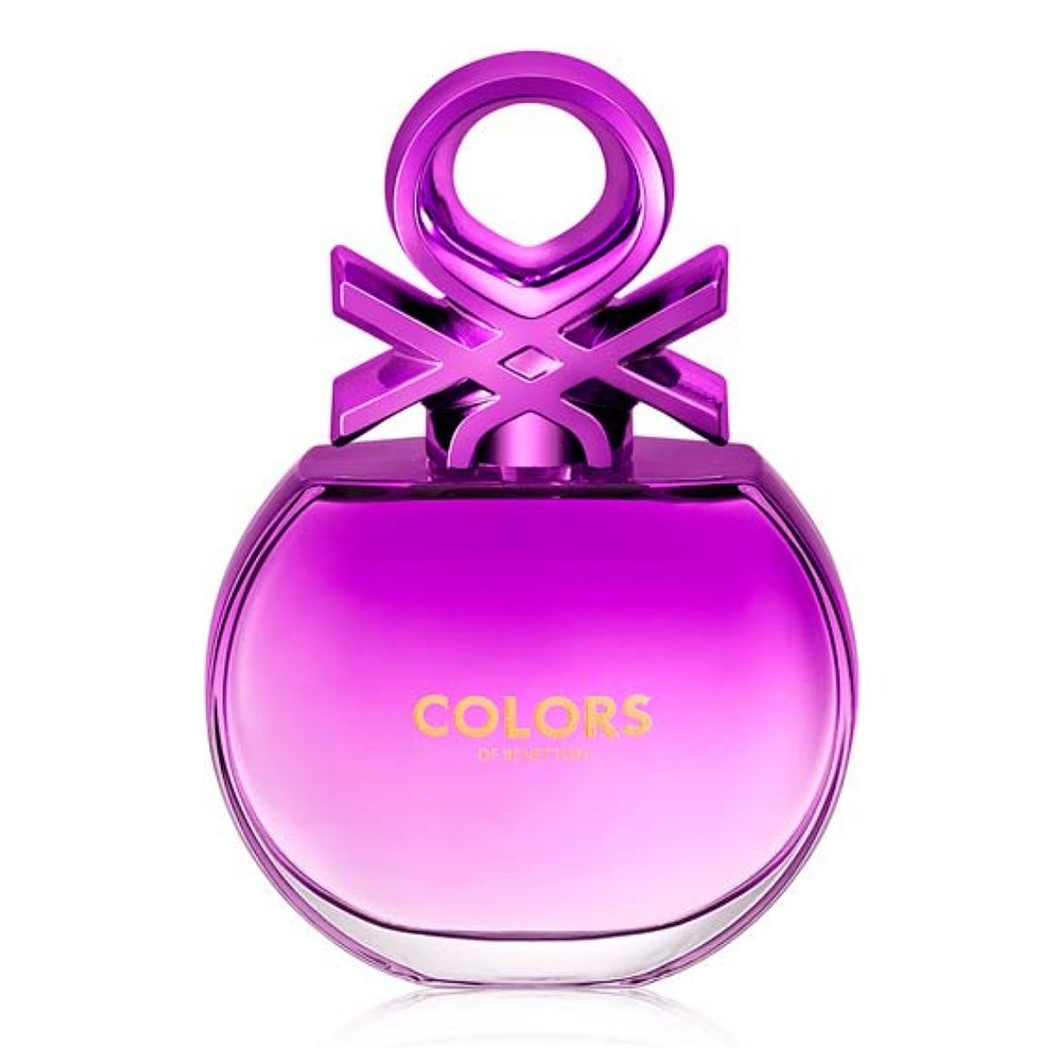 Colors Purple Benetton Edt 80Ml Mujer Tester 1
