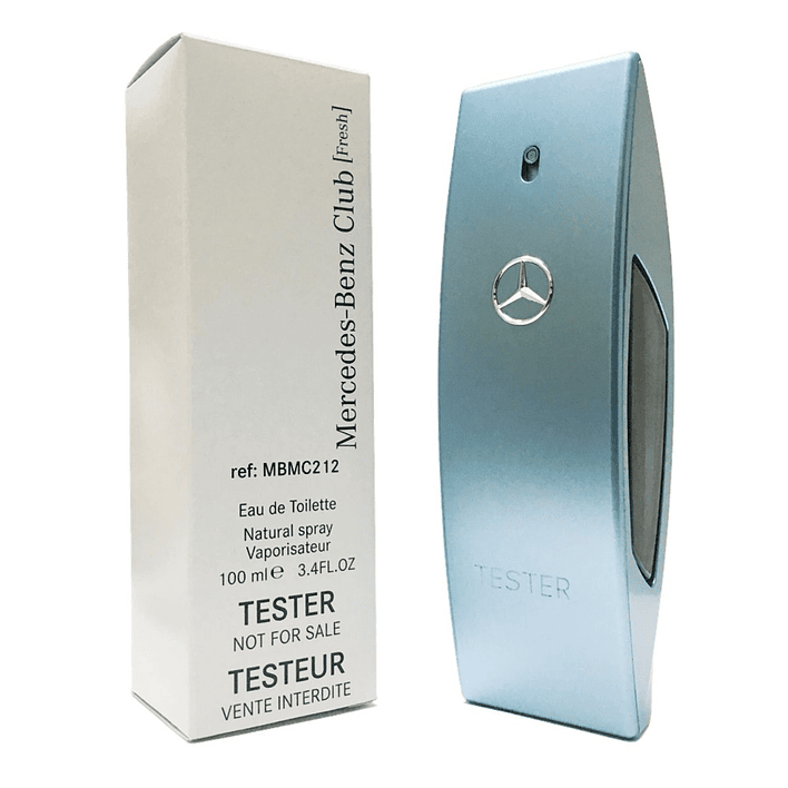 Mercedes Benz Club Fresh Edt 100Ml Hombre Tester 1