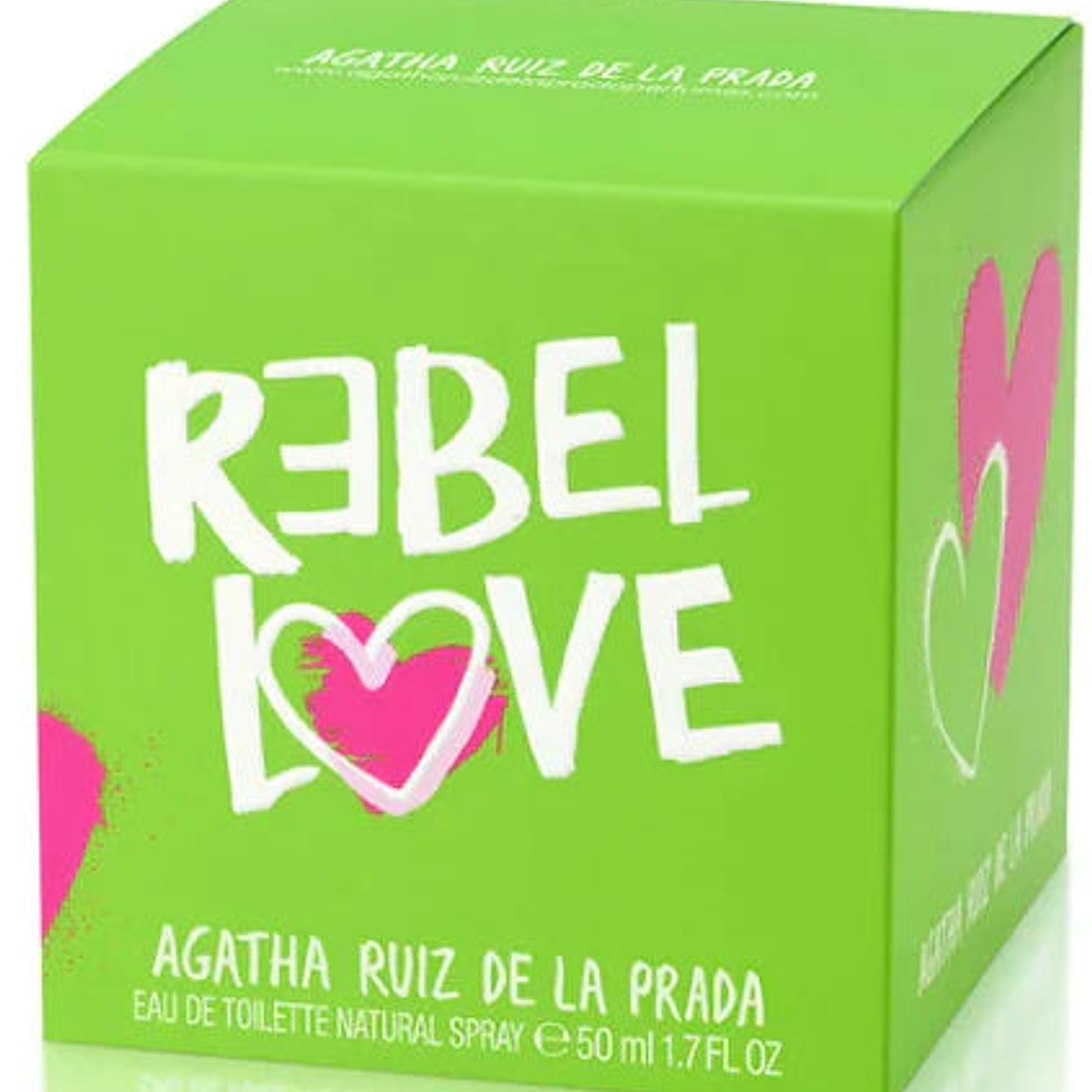 Rebel Love Agatha Ruiz Edt 50Ml Mujer 1