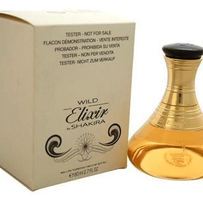 Wild Elixir Shakira Edt 80 Ml Mujer Tester 1