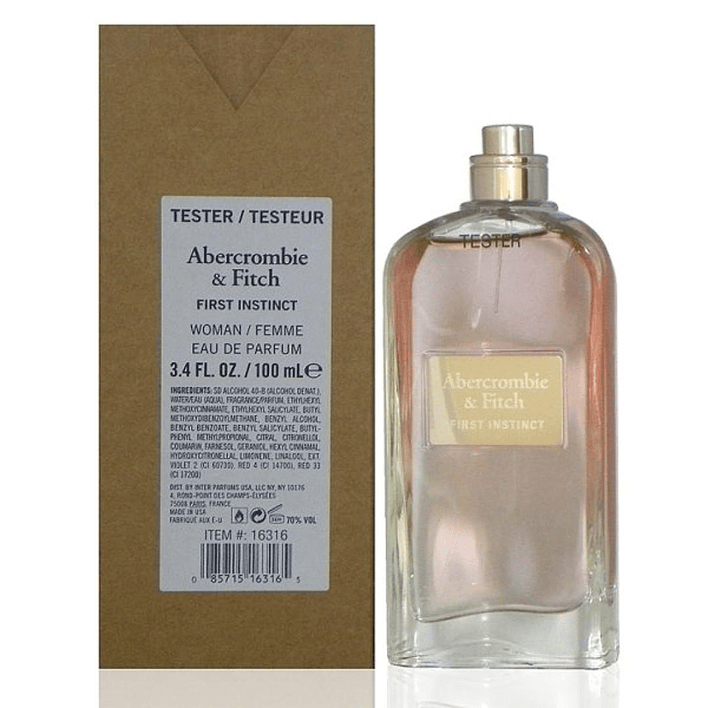 First Instinct Tester EDP 100 ml Mujer Abercrombie & Fitch 1