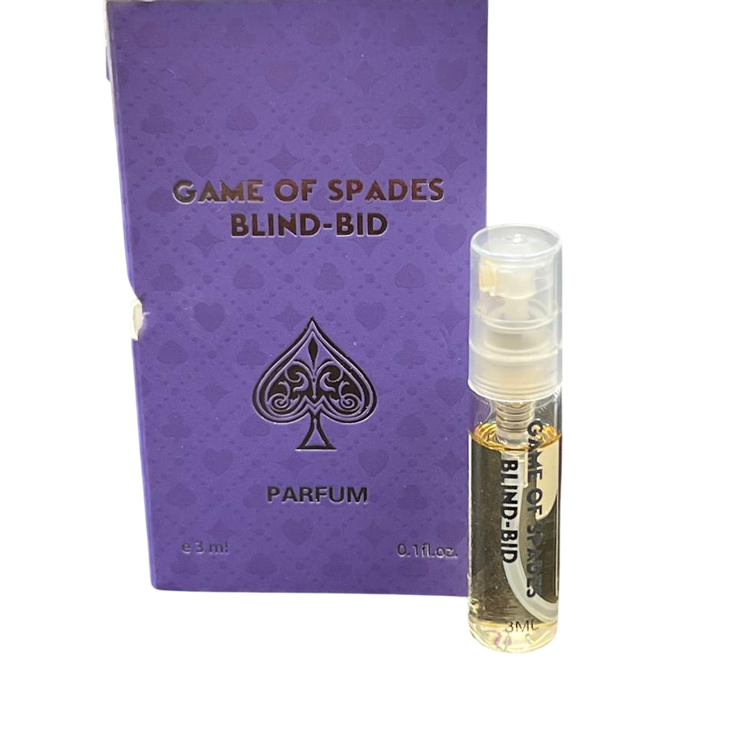 DECANT GAME OF SPADES BLIND BID 3ML PARFUM 1