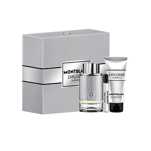 Estuche Explorer Platinum Montblanc Edp 100Ml+ 7,5Ml + S/G 100Ml Hombre