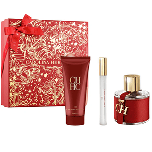 Carolina Herrera Ch Women Set Edt 100 Ml + Edt 10 Ml + Crema 100 Ml