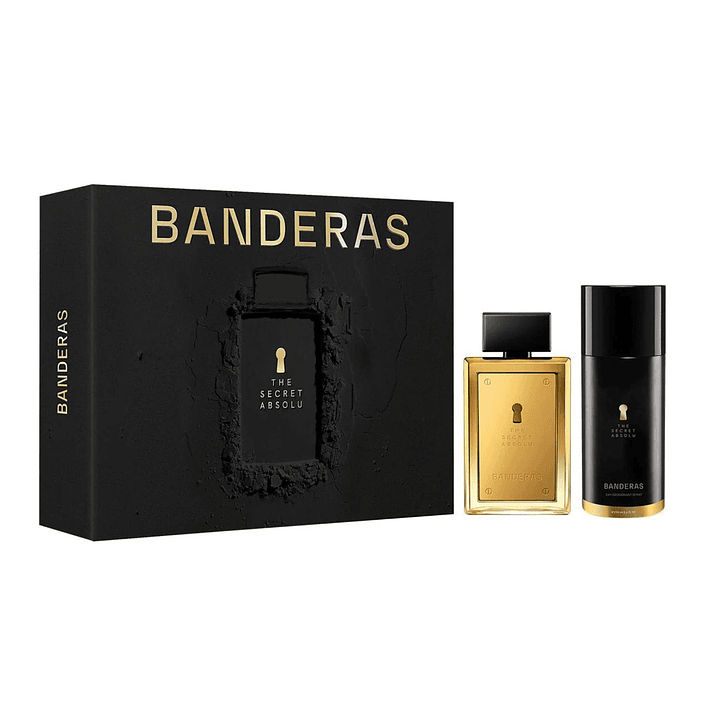 Estuche The Secret Absolu Antonio Banderas Edp 100Ml + Deo 150Ml Hombre 1
