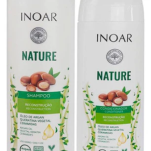Kit Duo Inoar Nature Reconstrucción Sham 300ml Y Acon 200ml