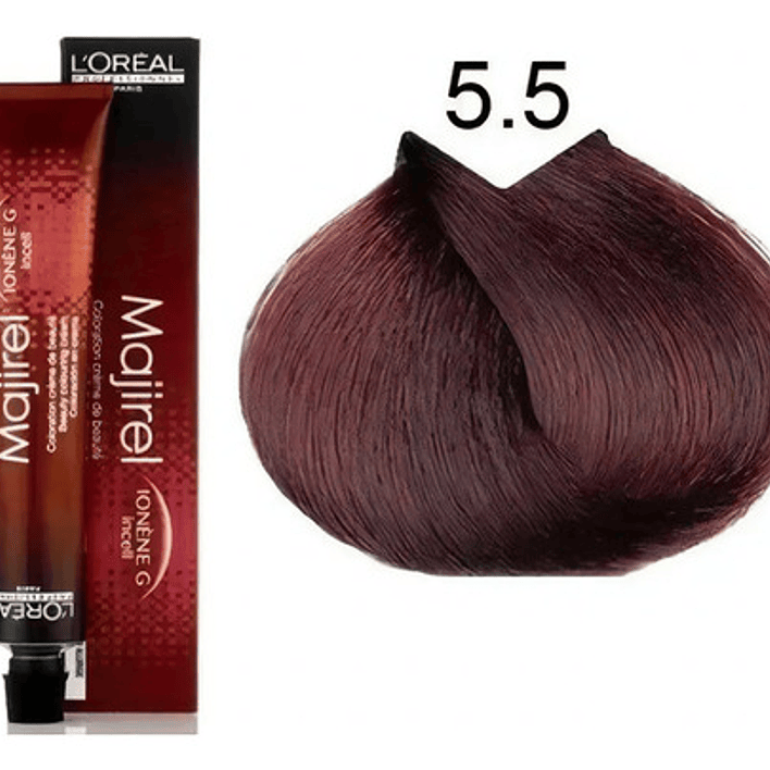 Loreal Pro Majirel Tintura 5.5 Castaño Claro Caoba 50g 1