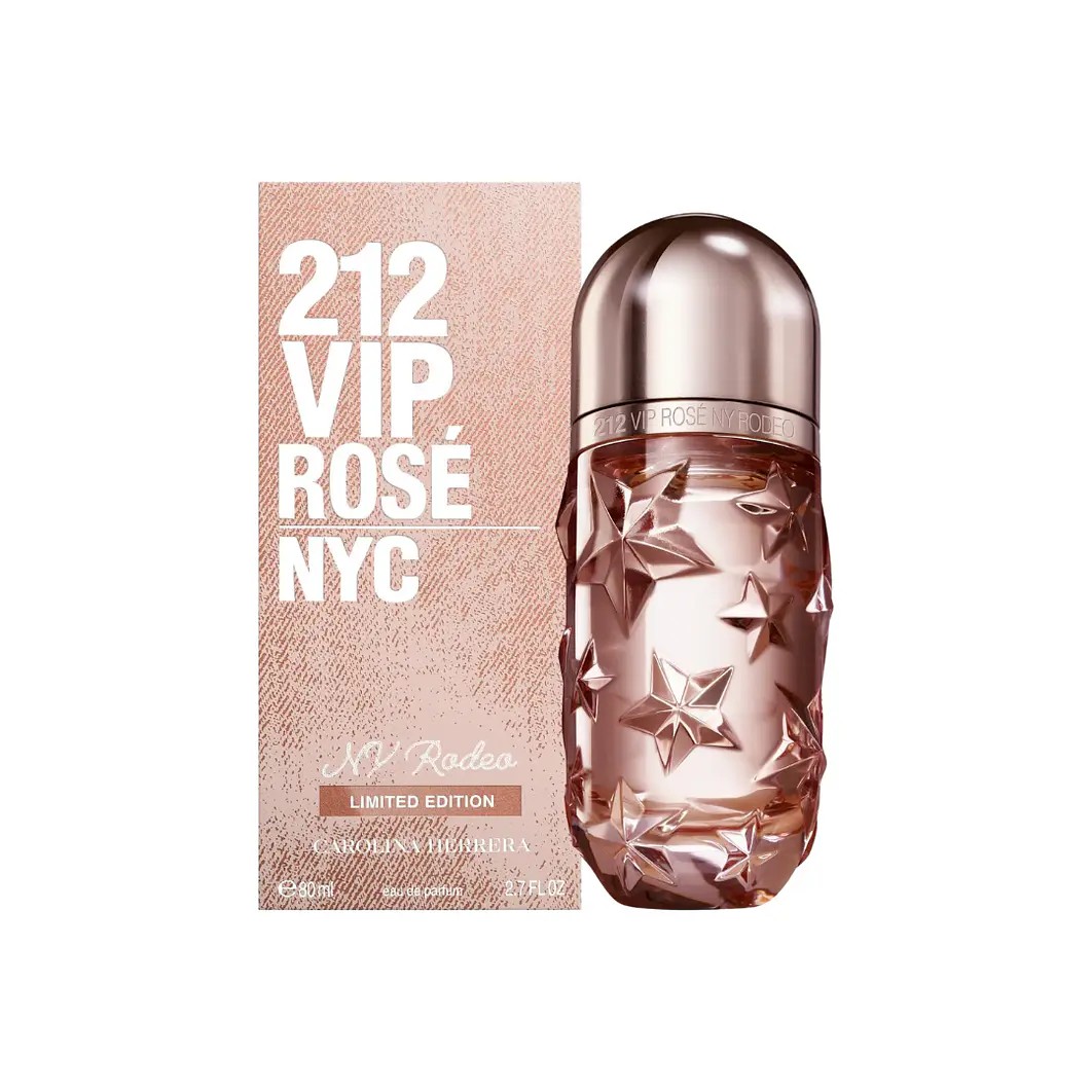 CAROLINA HERRERA 212 VIP ROSE NY RODEO 80ML EDP MUJER EDICION LIMITADA 1