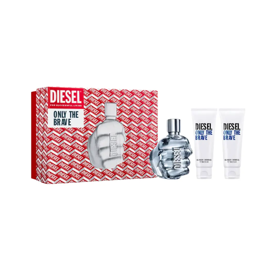 DIESEL ONLY THE BRAVE 125ML + GEL DE DUCHA 2x75ML EDT HOMBRE SET 1