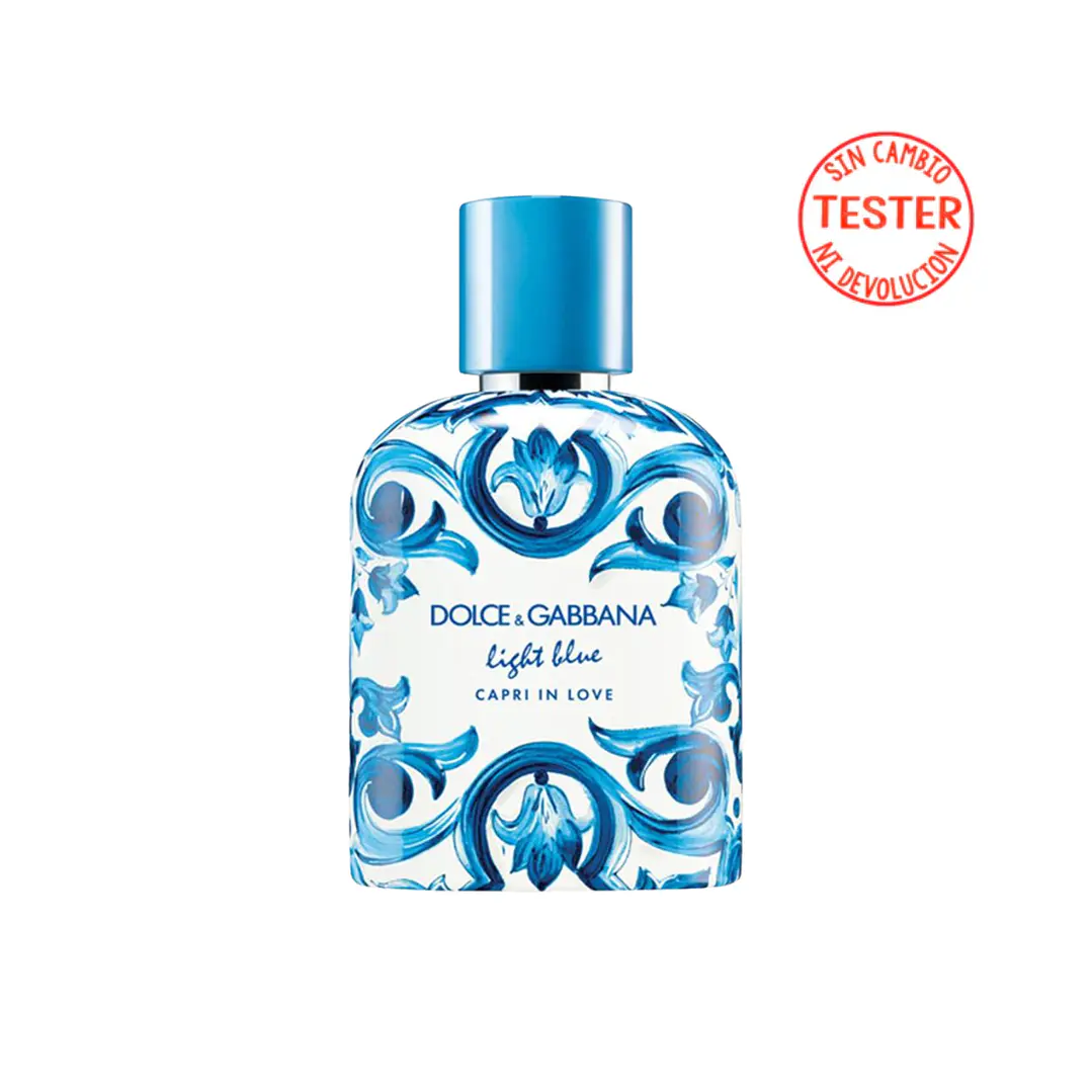 DOLCE & GABBANA LIGHT BLUE CAPRI IN LOVE POUR HOMME 100ML EDP HOMBRE TESTER 1