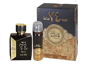 Estuche Oud 24 Hours Ard Al Zaafaran  Edp 100Ml + 50ML Body Spray  Unisex