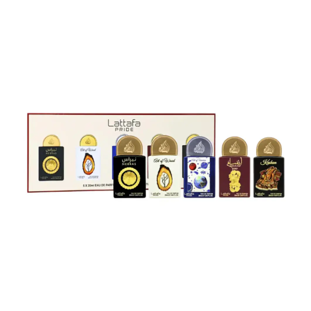 Estuche Lattafa Pride Miniatura Edp Gift Set 5 x 20Ml Unisex  1