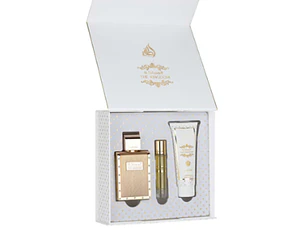 Estuche The Kingdome Lattafa Edp 100Ml + 12Ml + S/G 100Ml Hombre