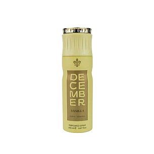 Desodorante December Vanilla Paris Corner Perfumed Spray 200Ml Unisex 