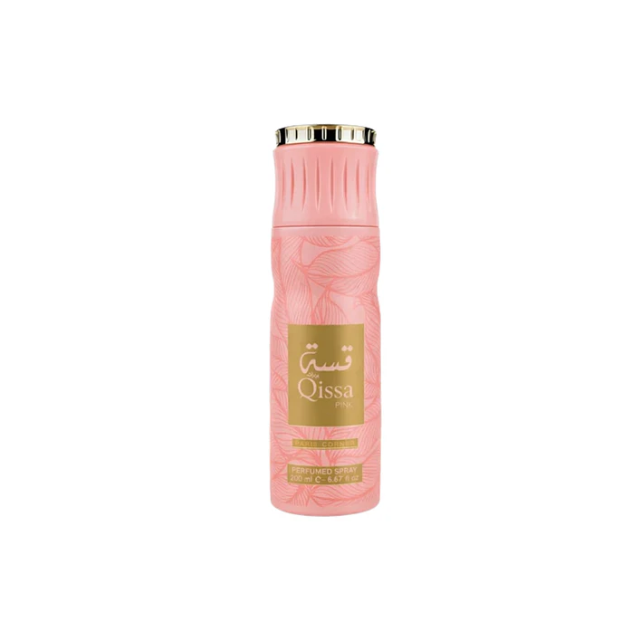 Desodorante Qissa Pink  Paris Corner Perfumed Spray 200Ml Mujer  1
