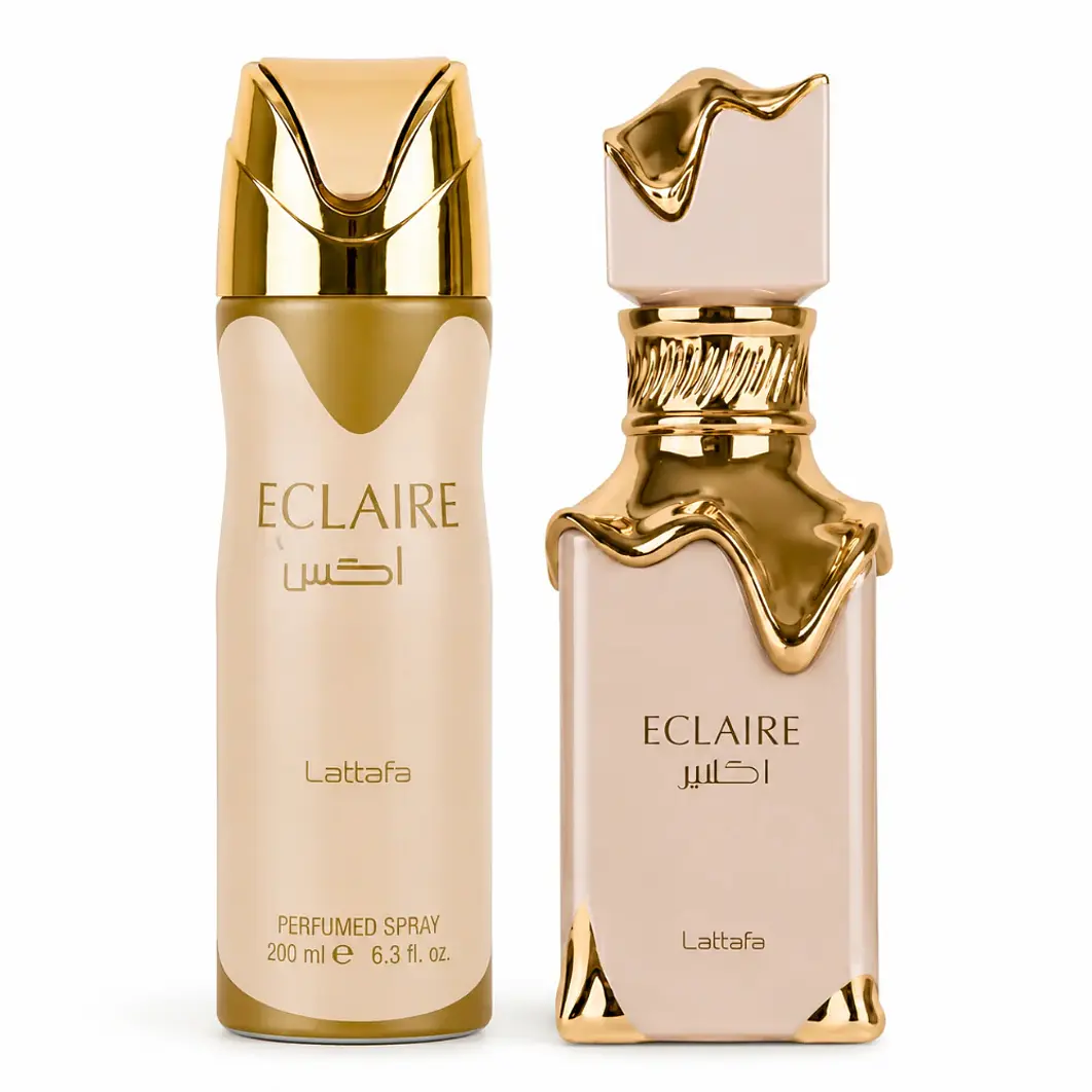 Lattafa SET Eclaire EDP Mujer 100 ml+ Perfumed Spray 200 ml 1