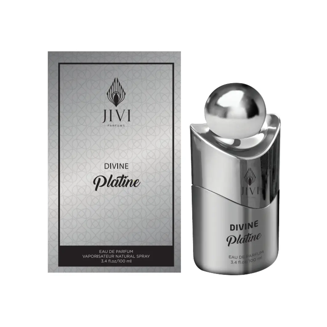 Divine Platine Metallic Jivi Parfums Edp 100Ml Hombre - Inspirado de Paco Rabanne 1 Million Lucky 1