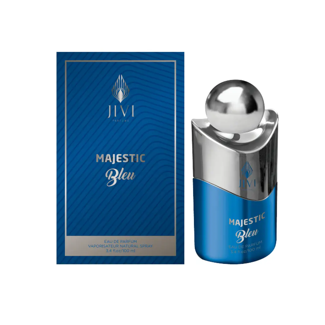 Majestic Bleu Metallic Jivi Parfums Edp 100Ml Hombre - Inspirado de Ralph Lauren Polo Blue EDT (old formula) 1