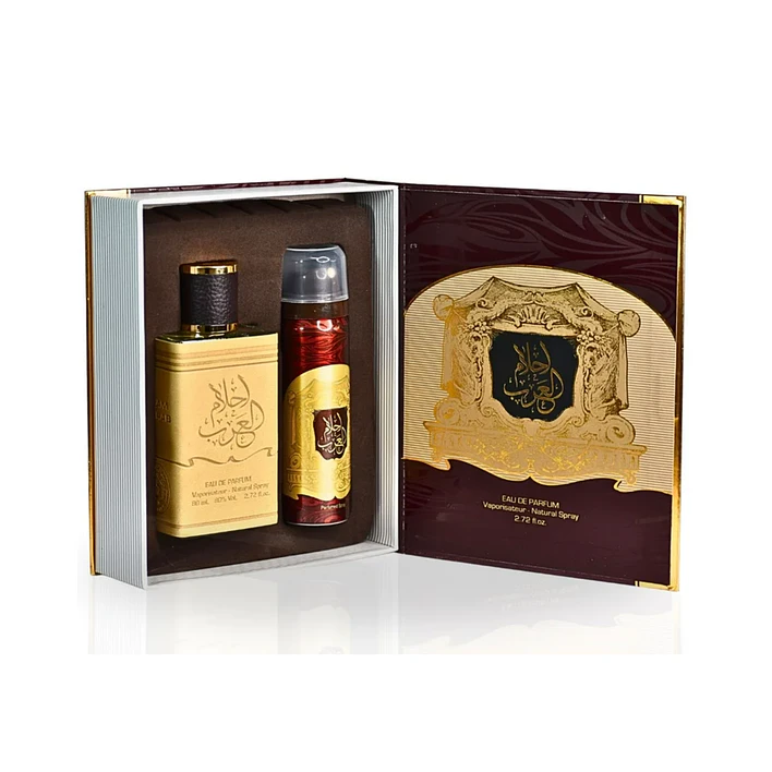 Set Ahlam Al Arab Ard Al Zaafaran Edp 80Ml + 50ML DEO Unisex 1
