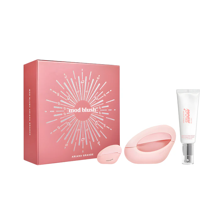 Ariana Grande Set Mod Blush EDP 100ML + Mini 7.5ML + Crema 50ML Mujer 1