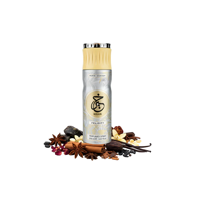 Desodorante Khair Felicity Paris Corner Perfumed Spray 200Ml Mujer 1