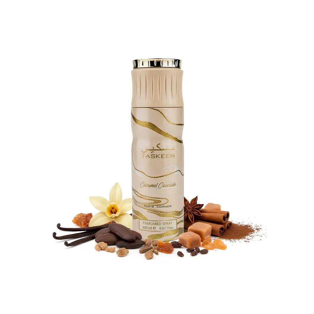 Desodorante Taskeen Caramel Cascade Paris Corner Perfumed Spray 200Ml Unisex 1