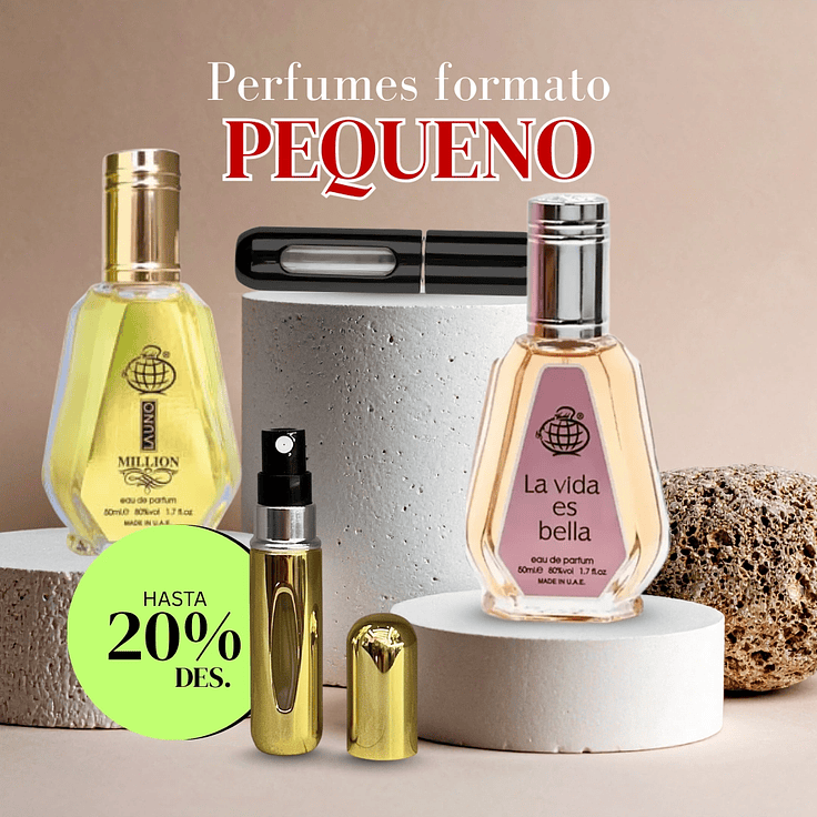  Perfumes formato pequeño