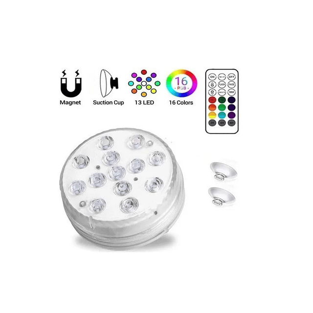 Luz Led Multicolor Sumergible