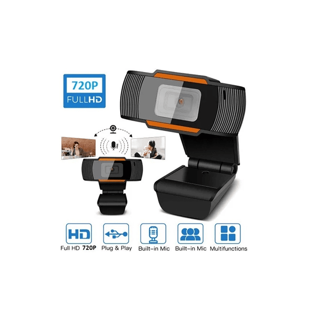 Camara Web Hd 720p Usb Con Micrófono Autoinstalable