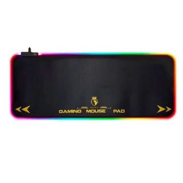 Mouse Pad Gamer Rgb Led Colores Xxl S4000 80x30cm 4mm Usb