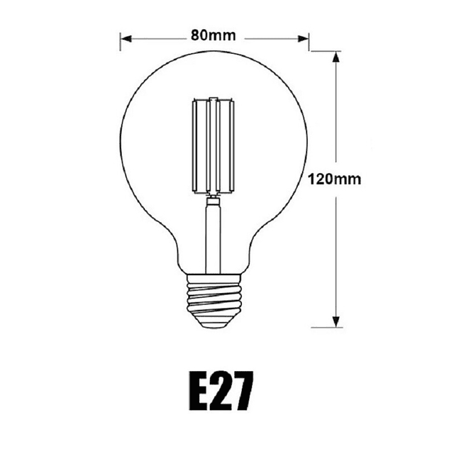 Ampolleta Led Vintage 4w E27 Luz Cálida