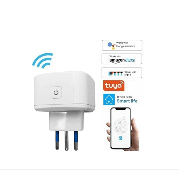 Enchufe Wifi Inteligente Control App Google Home Alexa Tuya