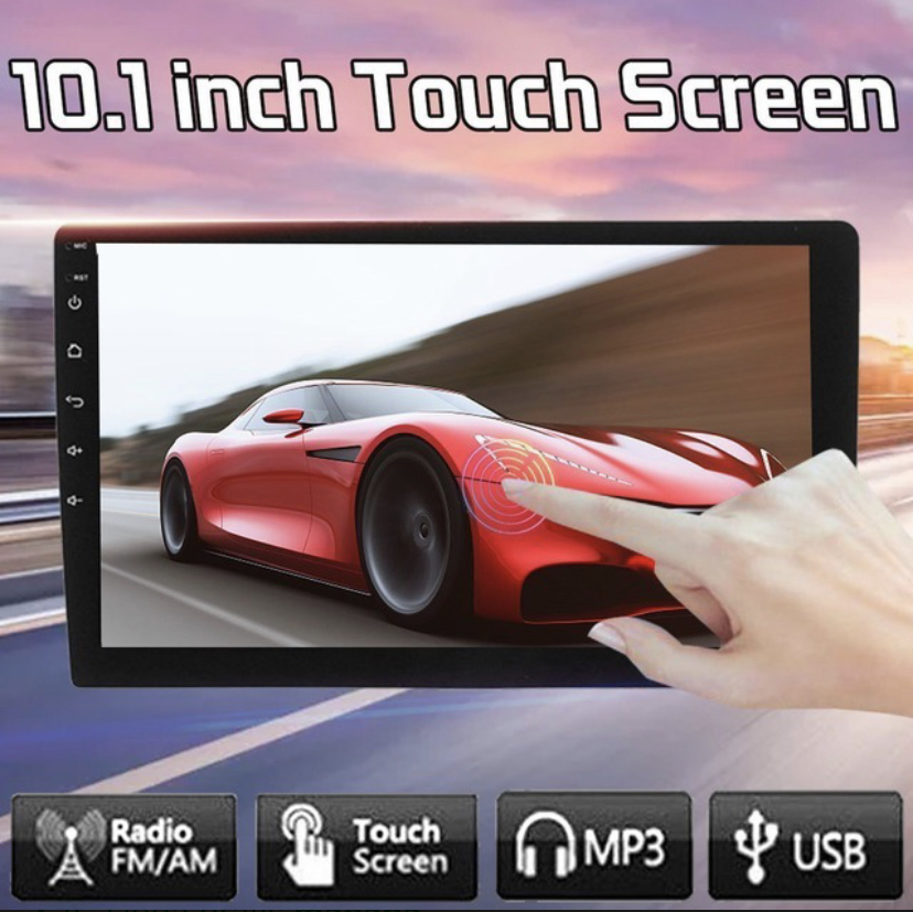 GENERICO Radio Para Auto, Pantalla 10.1” Touch, Android, 1 Din.