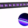 Barra Led Luz Uv Negra 43cm 9x3w Ultravioleta Fluor