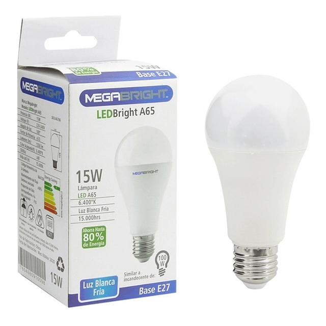 Apolleta Led 15watt Luz Fria / Ventasmacul