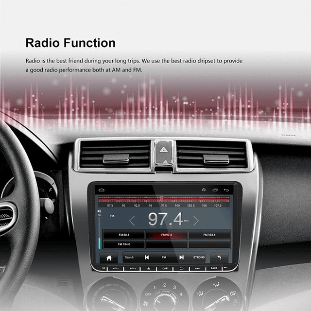 Radio 9 Pulgadas /gps / Wifi / Pantalla Tactil / Con Bisel