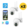 Camara Ip Wifi Exterior Inalambrica 2 Mp Zoom/ Pack X2