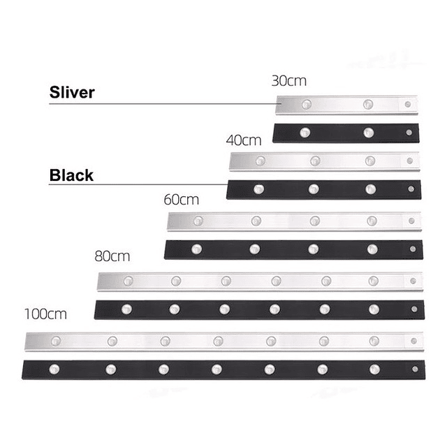 Luz Led Recargable Con Sensor De Movimiento Largo 60 Cms. Luz Cálida/Fría