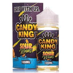 Esencia Candy King 100ml 3MG Nicotina/ SOUR WORMS