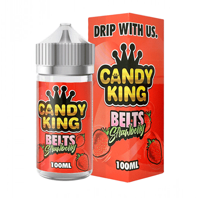Esencia Candy King 100ml 3MG Nicotina/ BELTS STRAWBERRY