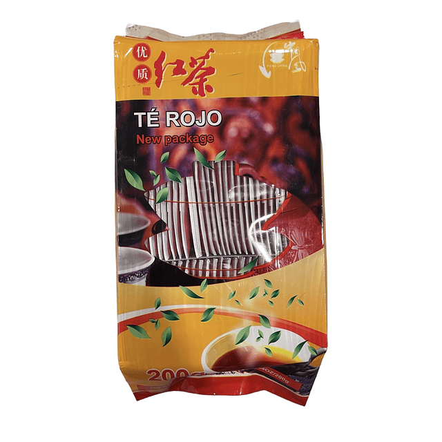 Té Rojo Quemador de grasas Feng Chino Original- 100 Bolsitas