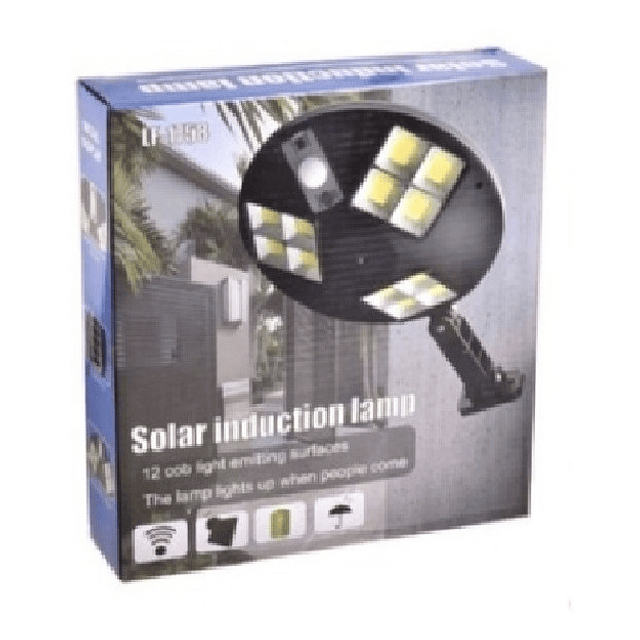 Foco Led Solar Detector De Movimiento / Control Remoto