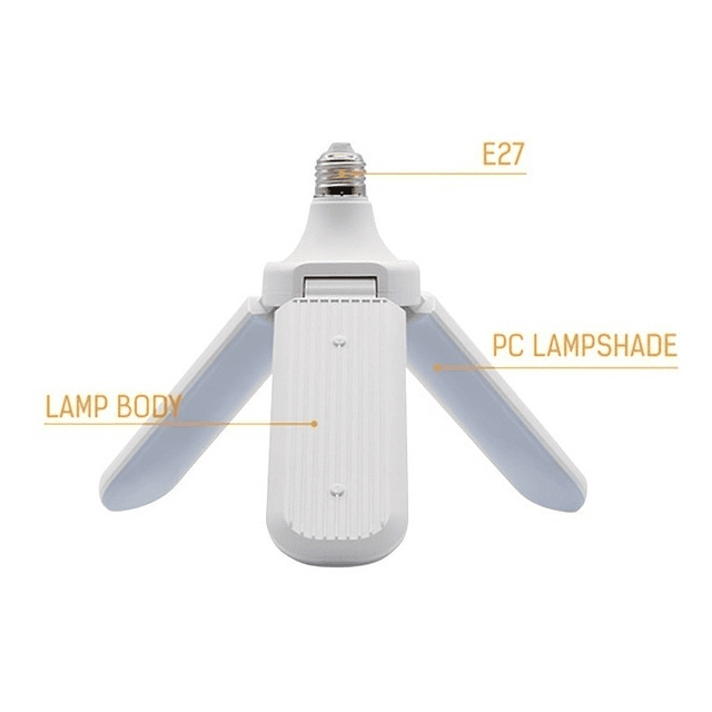 Ampolleta Led 45w Angulo Ajustable Gran Iluminación